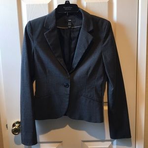 H&M charcoal lined blazer size 6 🌺
